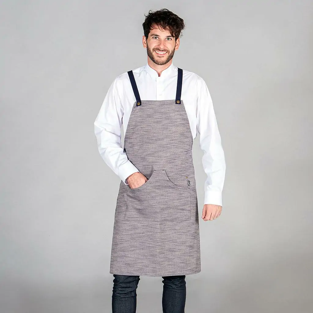 DELANTAL CON PETO SARGA RUSTICA 87X74 CM 158700 GARYS - Imagen 3