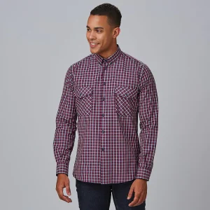 Camisa hombre slim fit cuadros Fausto 260025 Garys