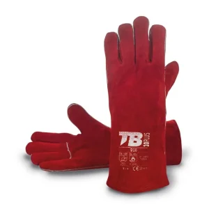 Pack de 5 guantes soldador con protección térmica al calor y mecánica 910 Tomás Bodero