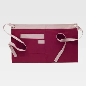Delantal francés en tejido canvas combinadoM755 Workteam