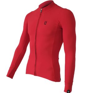 Maillot ciclismo manga larga invierno MISTRAL Rojo
