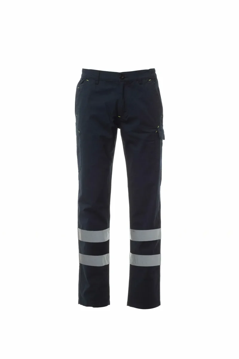 Pantalón elástico con bandas reflectantes 98% algodón Power Stretch Reflex Payper - Imagen 4