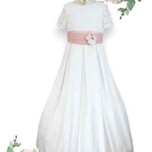 Vestido de primera comunión encaje Ruti