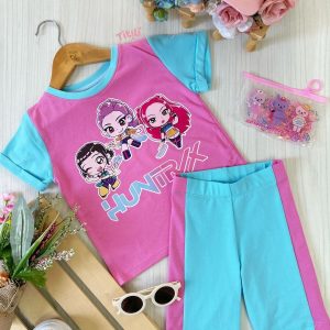 Set Angel Rosa-Azul Guerreras Kpop Promo