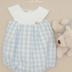 PELELE MOCETA CUADROS BLANCO Y CELESTE – PANGASA