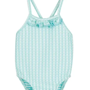 BAÑADOR VICHY TURQUESA